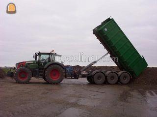 Fendt 828(60km/h) + 35m3 Omgeving Schagen