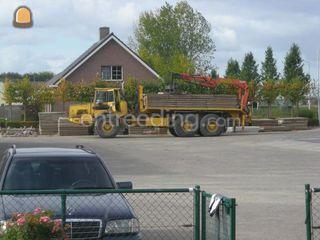 dumper met autolaadkraan Omgeving Steenbergen