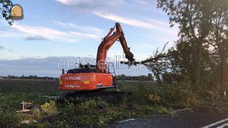 Hitachi Zaxis 250 LC-6 Omgeving Hoekse Waard