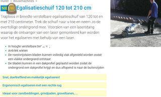 Egalisatieschuif 1200 tot... Omgeving Antwerpen