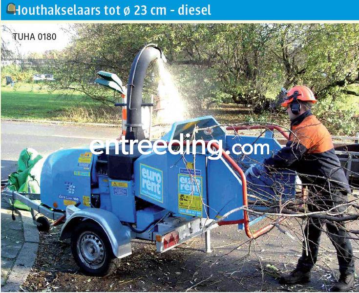 Houthakselaars te huur diverse grootte