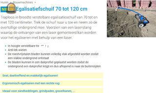 Egalisatieschuif 700 tot ... Omgeving Antwerpen