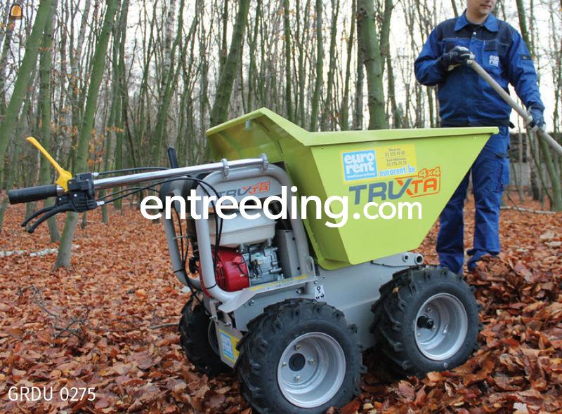 Mini-dumper 450 kg 4x4 elektrisch of benzine