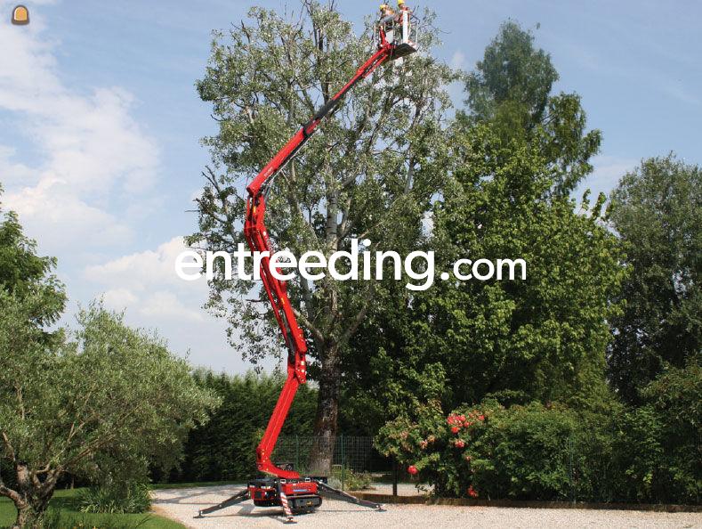 Hoogwerker op rupsen van 14, 17 of 23 meter