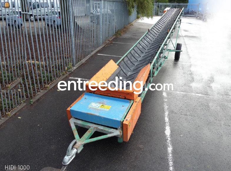 Transportbanden op wielbasis en vast