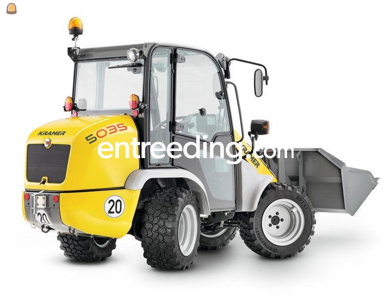 Kniklader Kramer 5035 - 4 wiel gestuurd