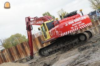 Komatsu PC350 L.G. Omgeving Haarlem