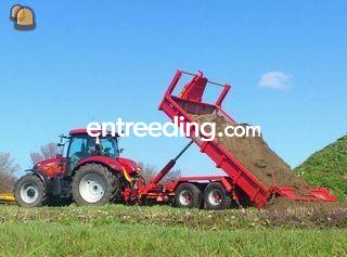 Case tractor met containe... Omgeving Zaanstreek