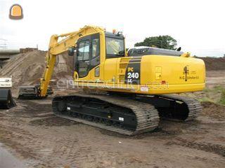 Komatsu+GPS pc240lc-8 Omgeving Lochem