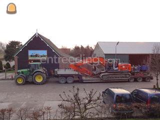 trekker met dieplader Omgeving Middelburg