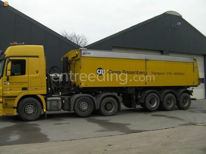 Kippertrailer On Board Aslast weegsysteem Kipperopleggers