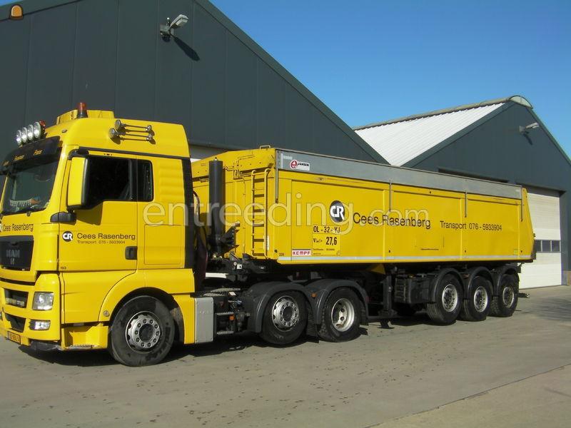Kippertrailer 83-BBL-1On Board Aslast weegsysteem Kipperopleggers