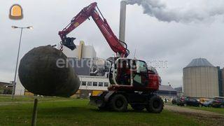 JCB145 mobiel + overdruk ... Omgeving De Ronde Venen