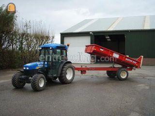 New Holland TN75F + Beco ... Omgeving Lisse