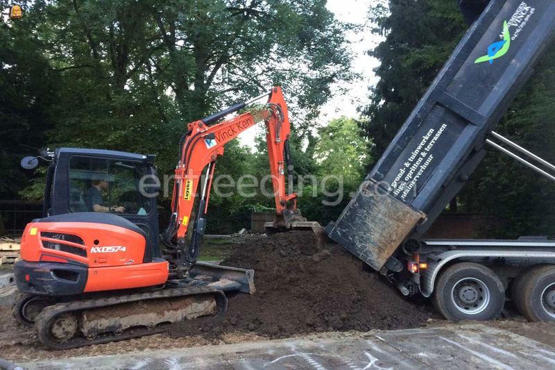 klein en groot grondverzet, graafwerken, uitgravingen