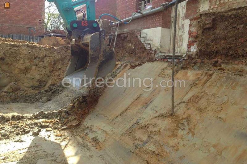 klein en groot grondverzet, graafwerken, uitgravingen