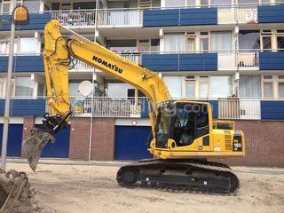 Komatsu PC160 Omgeving Alphen a/d Rijn