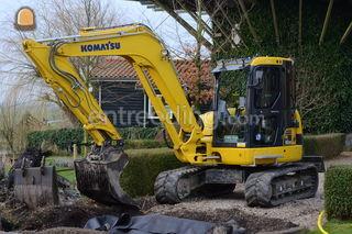 Komatsu PC80 Omgeving Alphen a/d Rijn