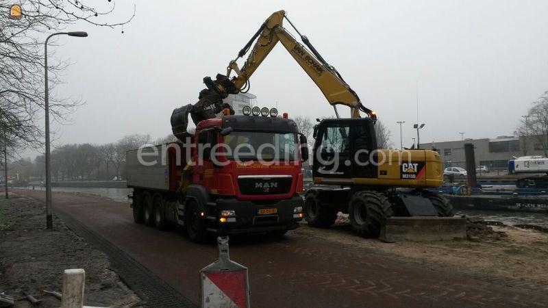 Cat M313D schuif stempel en draaikantelstuk