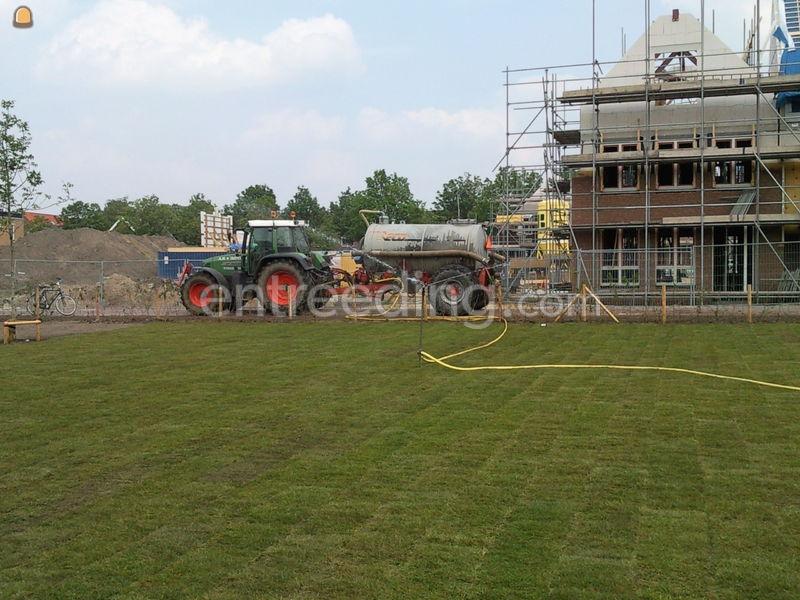 Fendt 714 met waterwagen