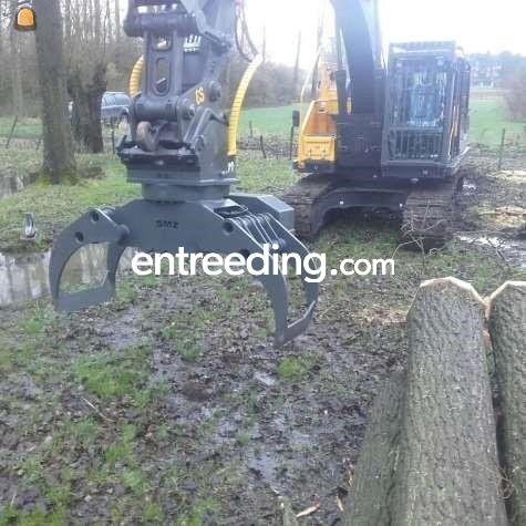 Rupskraan met zaagklem