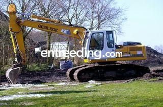 Liebherr R 904 Omgeving Oosterwolde