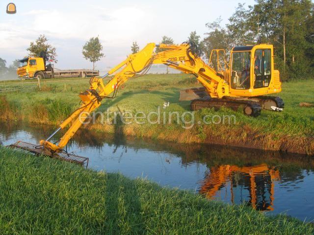 Minigraver, midigraver, micrograver, maxigraver, minikraan, minigraafmachine Maaikorven