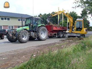 Deutz + combi dumper (laa... Omgeving Oosterwolde
