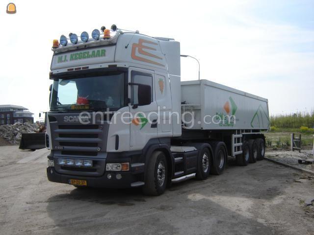 Scania R5 + Knape Kipperopleggers