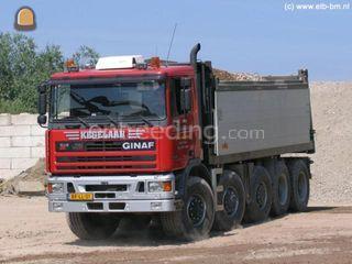 Ginaf 430 Kippervrachtaut... Omgeving Zetten