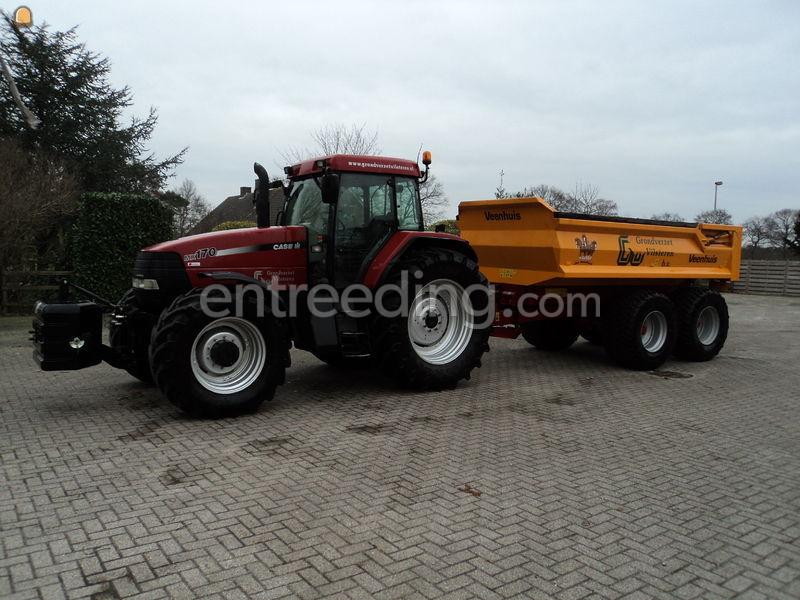 Case MX 170 met Kieper