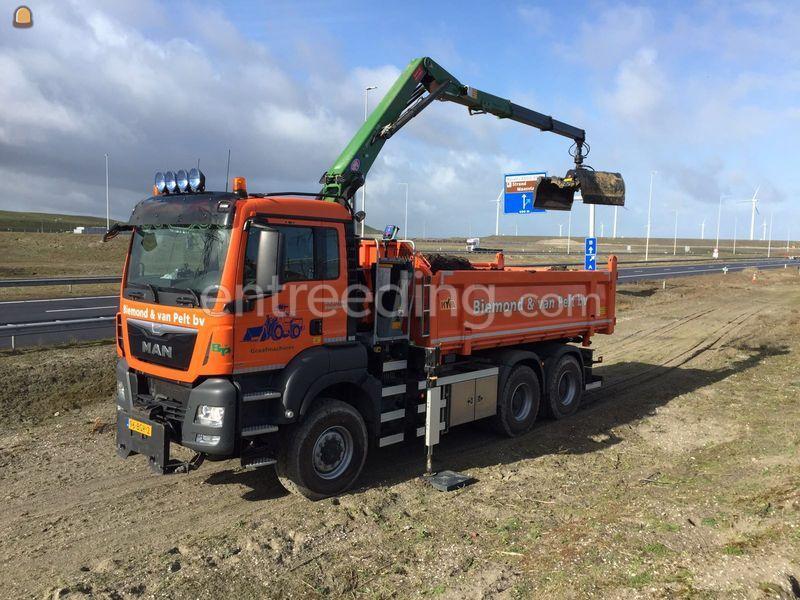 MAN 6x6 Knijperwagen