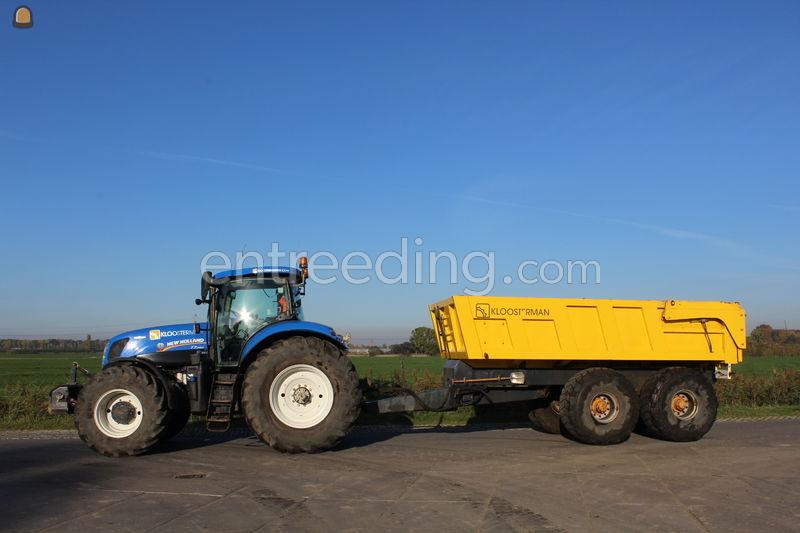 New Holland T7 220 + Joskin dumper