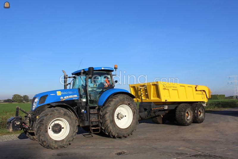New Holland T7 220 + Joskin dumper