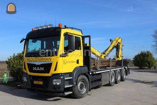 MAN 8x4 rijplaatauto Omgeving Goes
