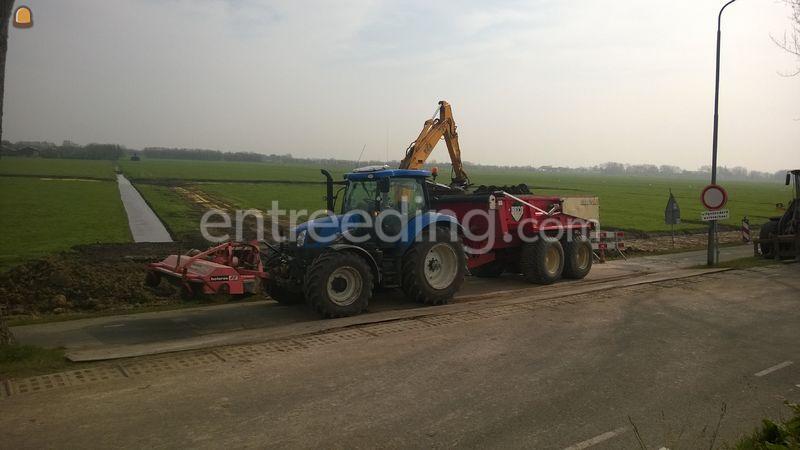 Trekker  met rolbezem