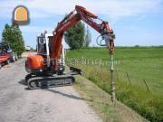 kubota met grond boor Omgeving Rotterdam