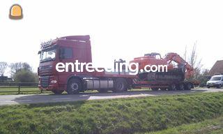 Daf XF met dieplader Omgeving Voorne-Putten