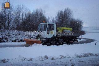 schuiven en strooien Omgeving Voorne-Putten