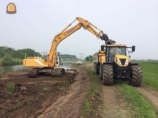 Tracktor + grondkar 15 m3 Omgeving Weesp