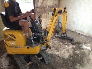 Hitachi minikraan breedte... Omgeving Weesp