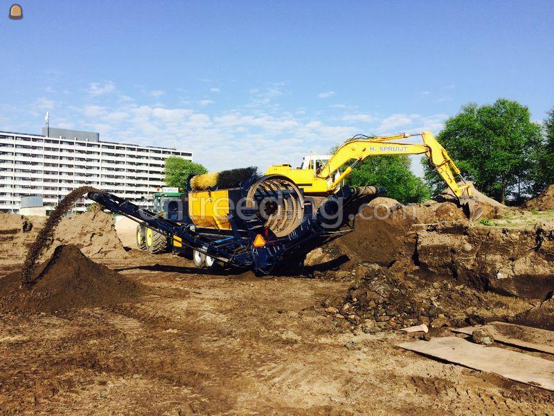 Roterende trommelzeef