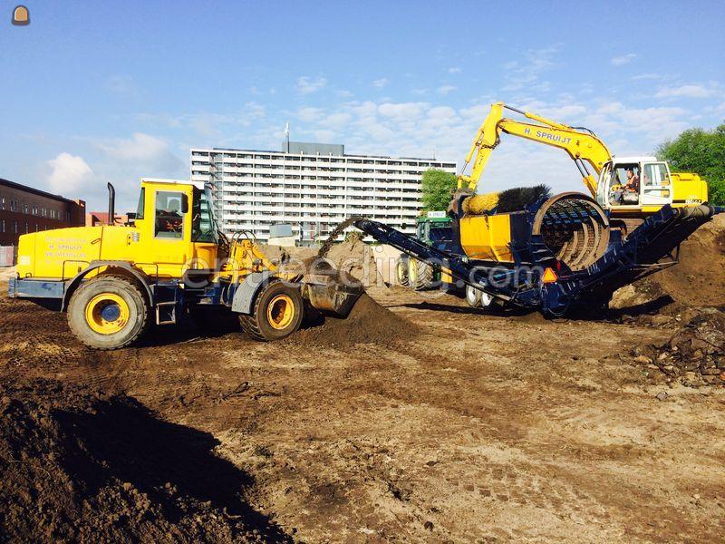 Roterende trommelzeef