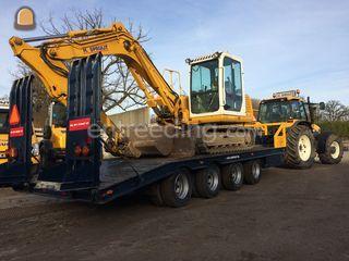 Tractor met dieplader Omgeving Weesp