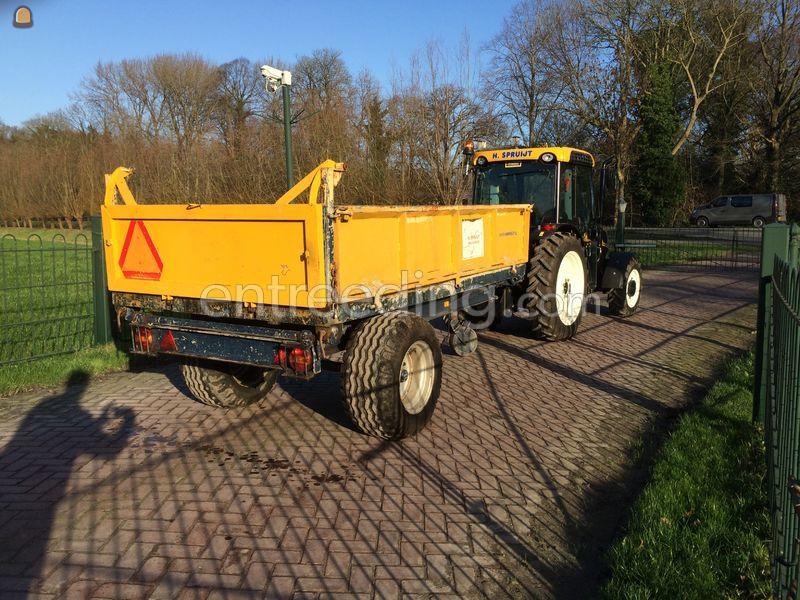Tracktor + grondkar 3 m3
