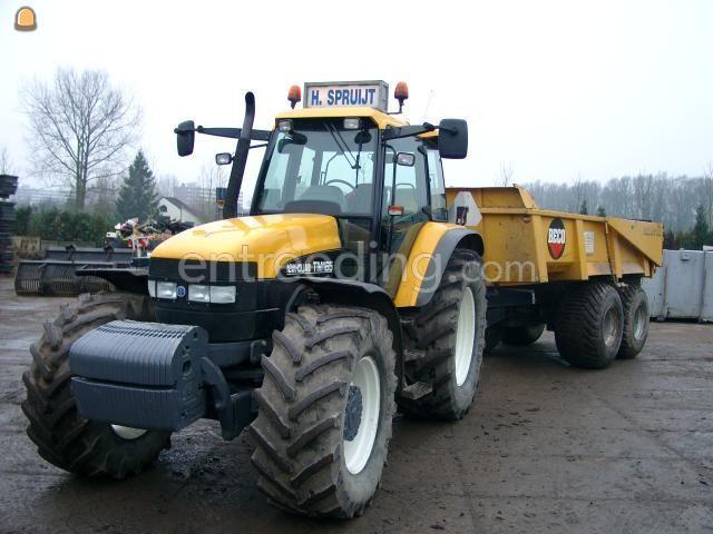 Tracktor + grondkar 10 m3