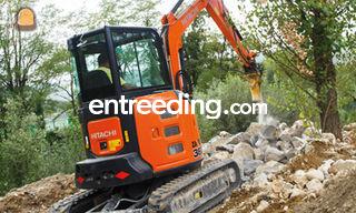 Hitachi ZX38U-5 Omgeving Enkhuizen