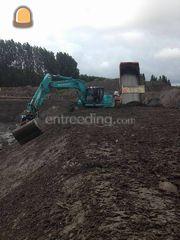 Kobelco SK210lc + 3 D GPS Omgeving De Ronde Venen