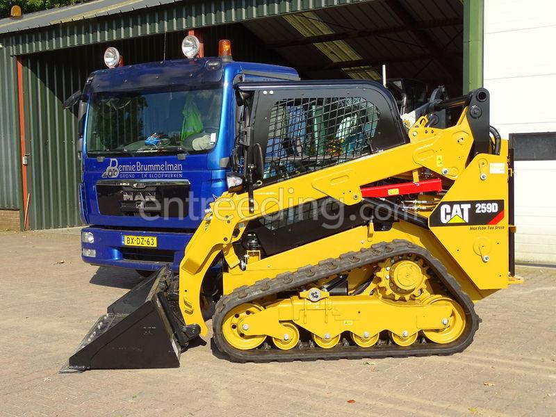 CAT 259D rupsschranklader