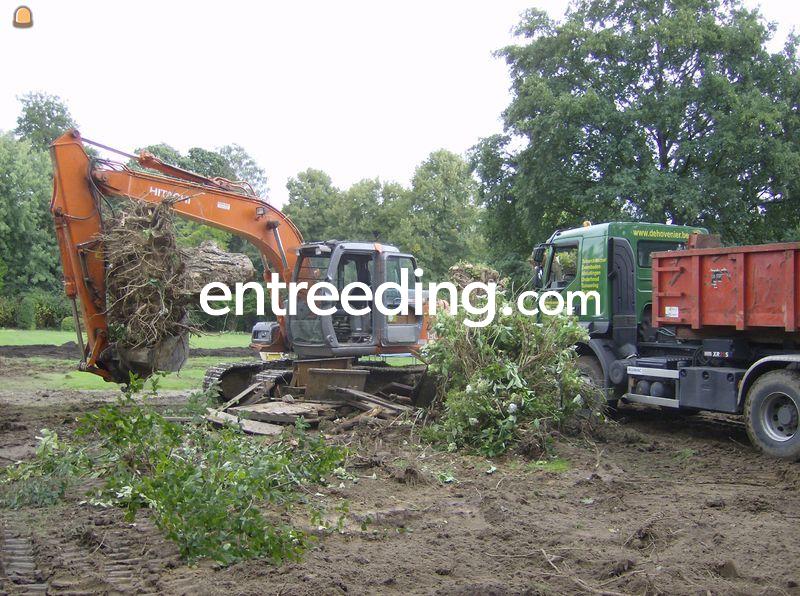 Grondwerken egaliseren en nivelleren